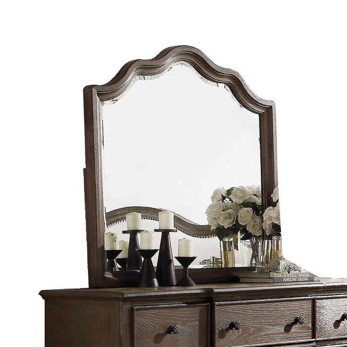 Baudouin Weathered Oak Mirror