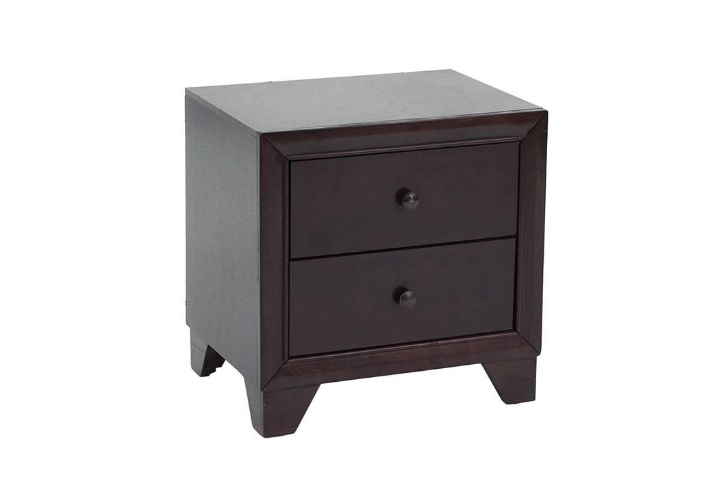 Liihfd Night Stand in Dark Merlot