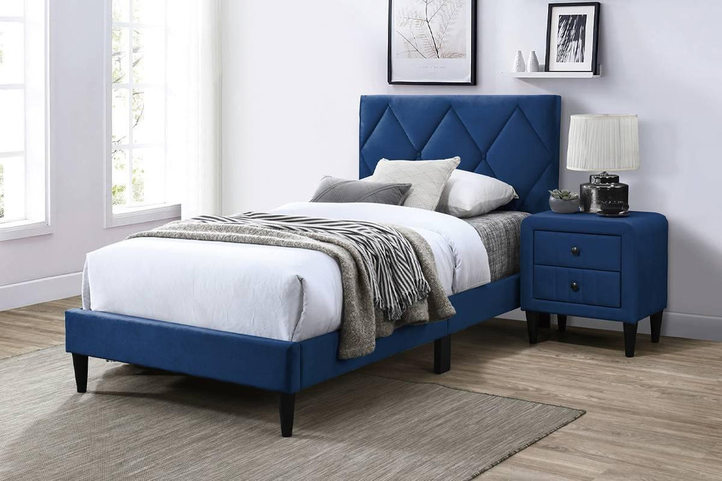 Liihcc Full Bed in Navy Blue