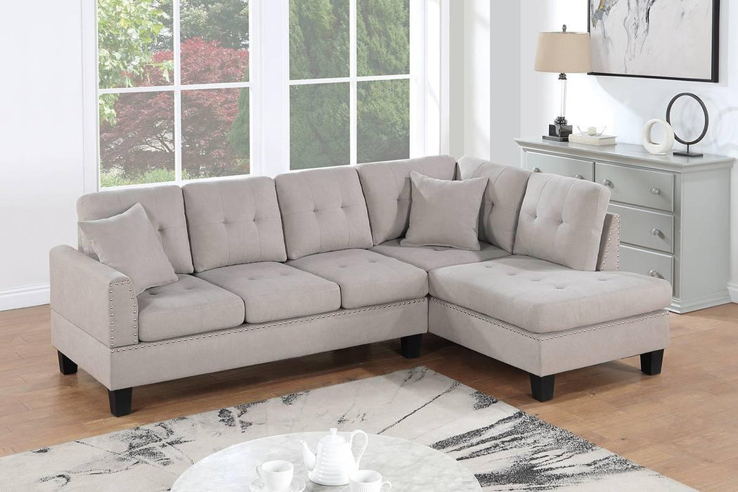 Winwoo 2-Pcs Sectional Set in Mushroom