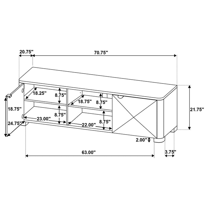 Marcelo 71-inch TV Stand