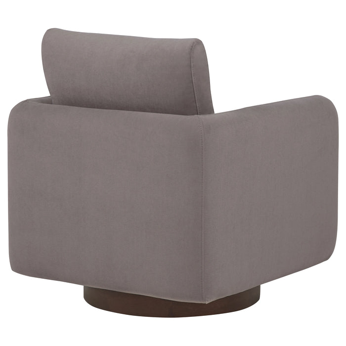 Iris Upholstered Swivel Accent Chair