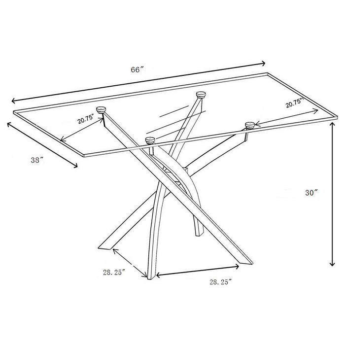 Carmelo 5 Pc Dining Sets