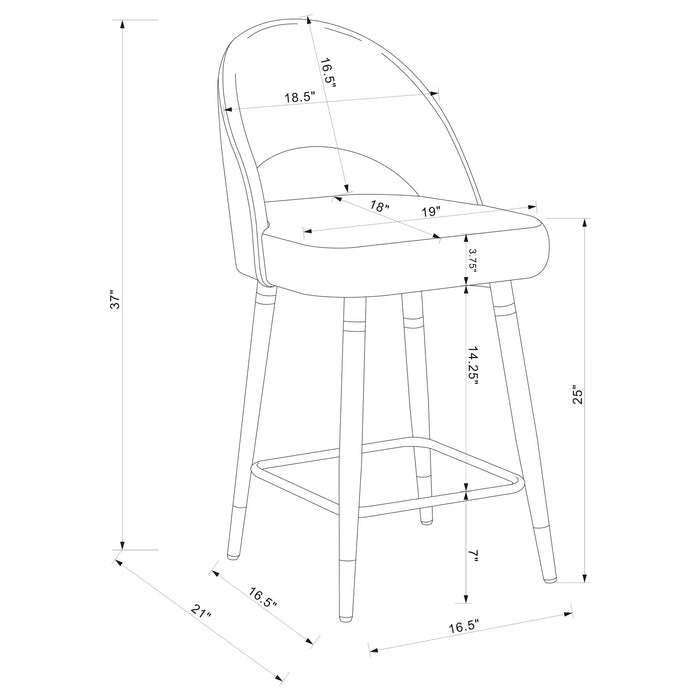 Ellie 5 Pc Counter Height Dining Sets