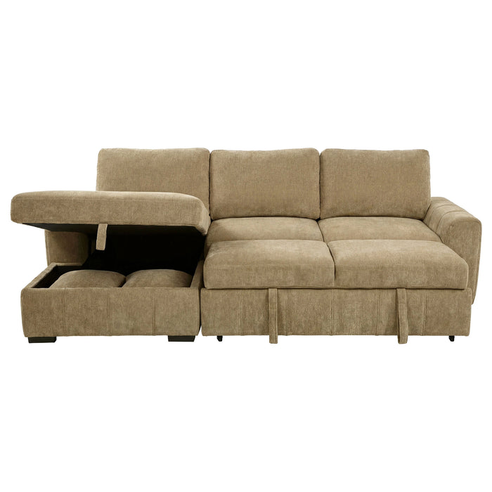 Pastrana Upholstered Sleeper Sectional Sofa