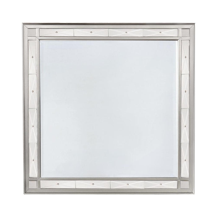 Leighton Beveled Dresser Mirror Metallic Mercury image