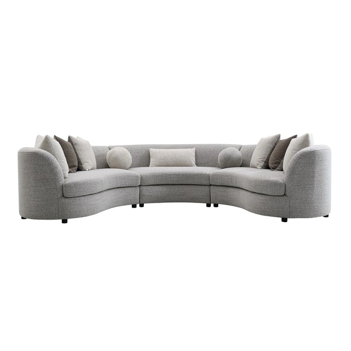 Sectional Sofa w/9 Pillows