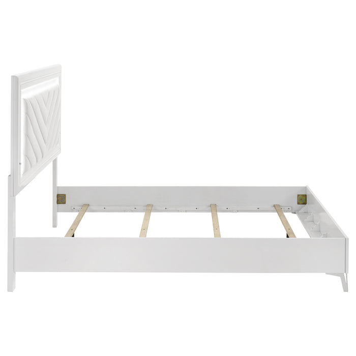 Cassia Panel Bed with LED Lighting