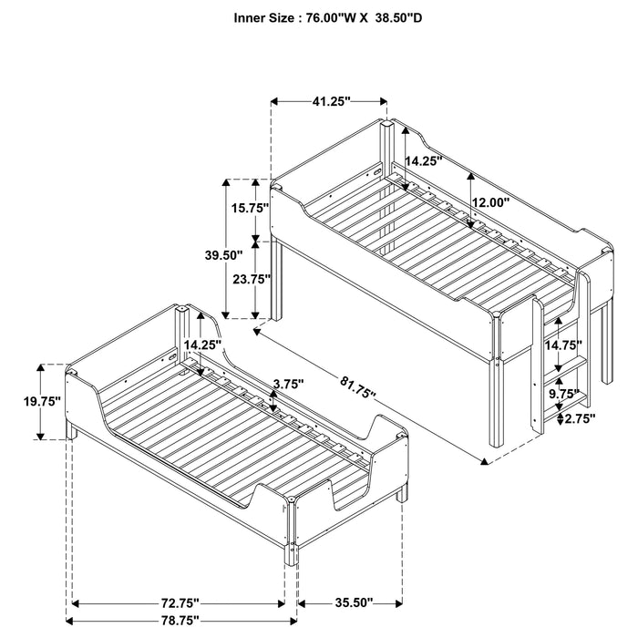Morris Wood Bunk Bed