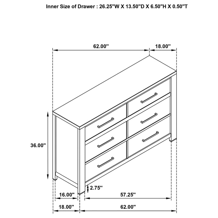 Kieran 5 Pc Bedroom Set