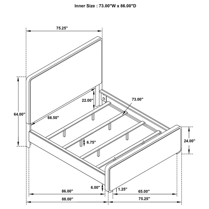 Anastasia California King Bed