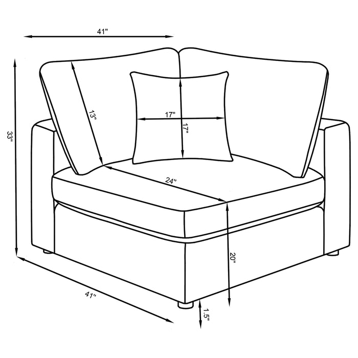 Serene Corner Chair