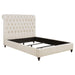 Devon Tufted Upholstered Eastern King Bed Beige image