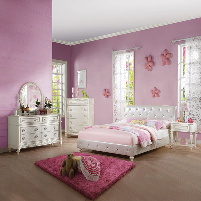 Twin Bed (Padded Sleigh)
