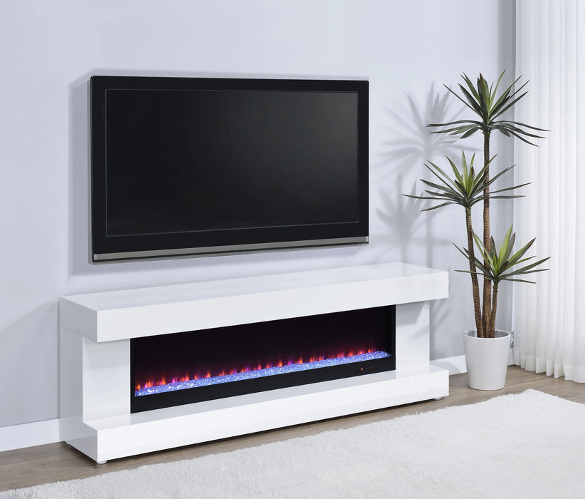 Mallory TV Stand Fireplace Console