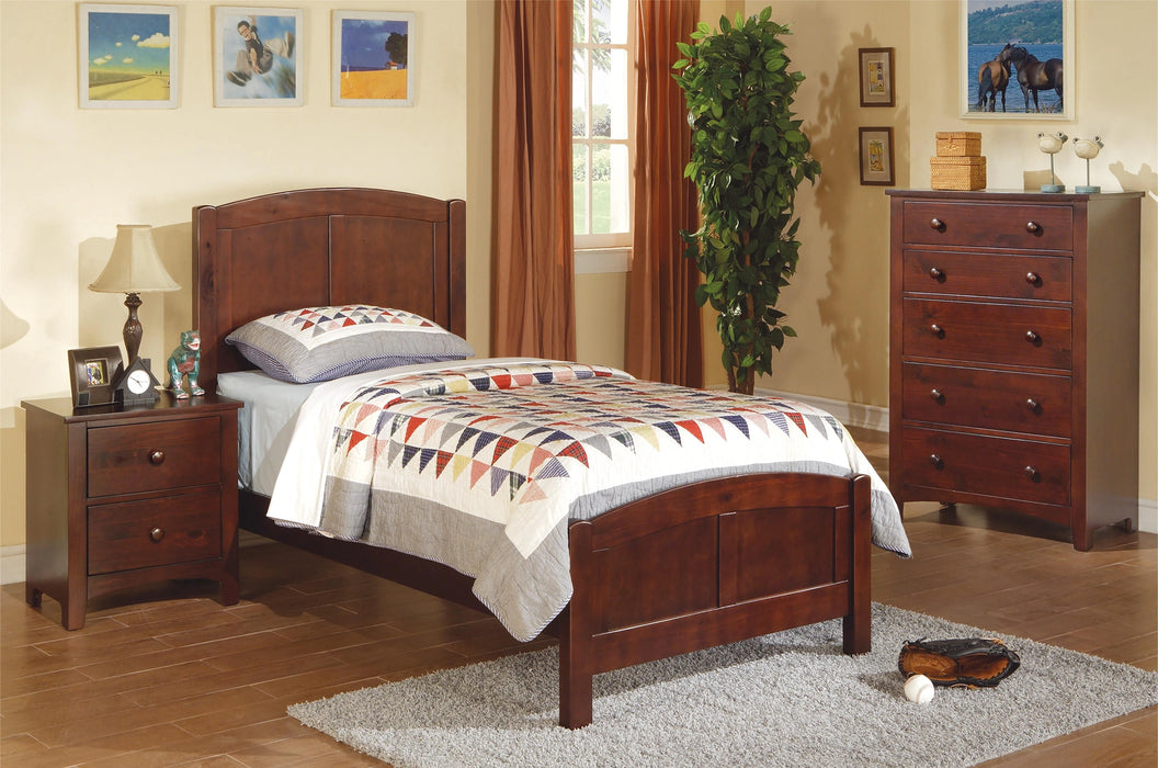 Mcraft Twin Bed in Cherry