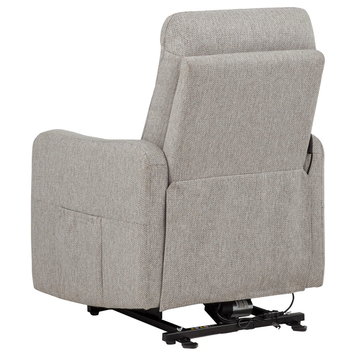 Dayes Upholstered Power Lift Recliner Chair