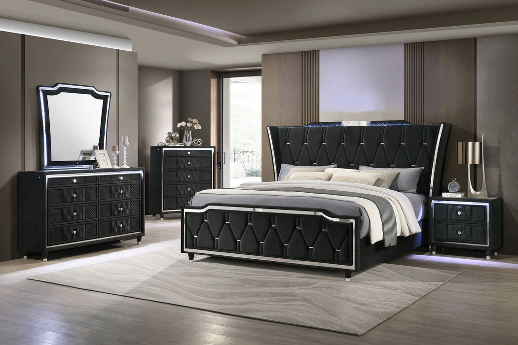 Lorient LED Dresser with Mirror