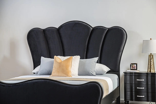 Melodi Parc Bed Black & Silver