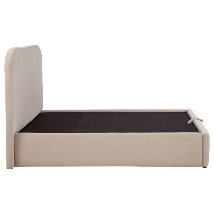 Anders Upholstered Storage Lift Platform Bed