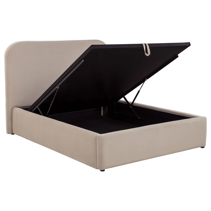 Anders Upholstered Storage Lift Platform Bed