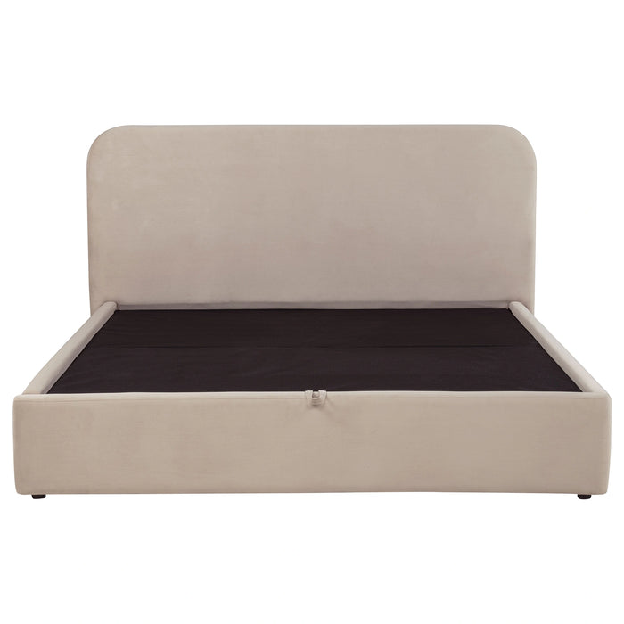 Anders Upholstered Storage Lift Platform Bed