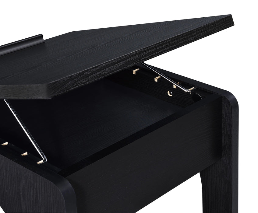 Ralston Lift-Top Side Table with Casters
