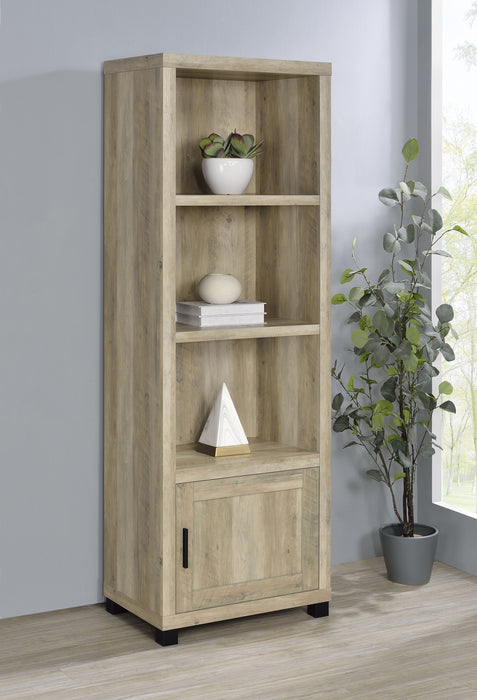 Sachin 3-shelf Media Tower With Storage Cabinet