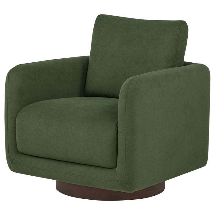 Iris Upholstered Swivel Accent Chair