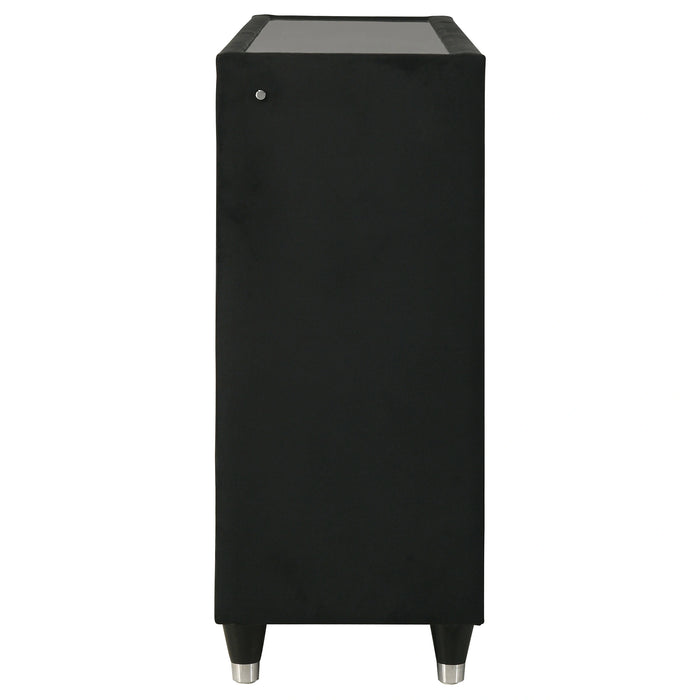 Ravenne Velvet Upholstered LED Dresser
