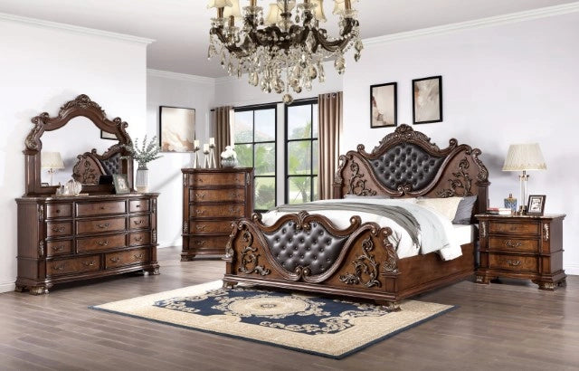 Esparanza Bed Cherry & White