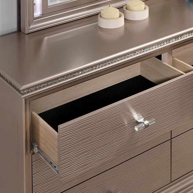 ALLIE Twin & Full Rose Gold Bed