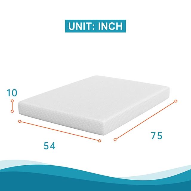 Artemisia 10" E.King, Full, Twin, & Queen Memory Foam Mattress