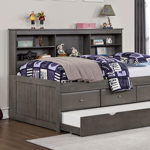 TIBALT Full DayBed w/ Trundle, Dark Gray image