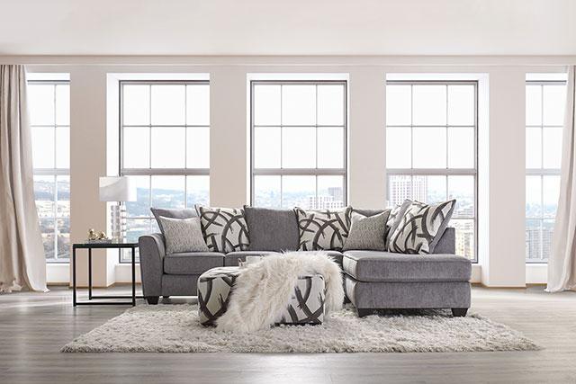 AMERSHAM Sectional, Gray