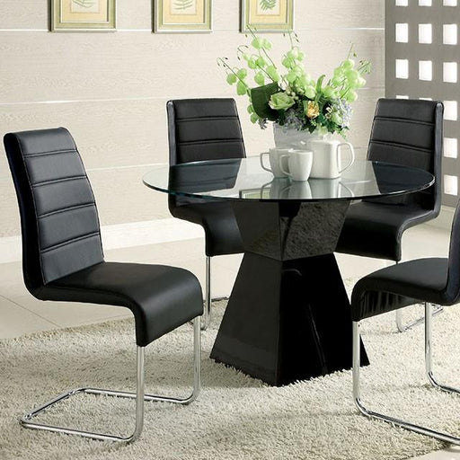 Mauna Black Round Dining Table image