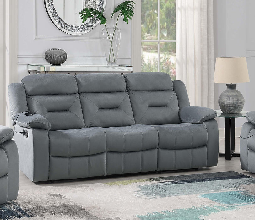Taiyus Recliner Sofa in Dark Gray
