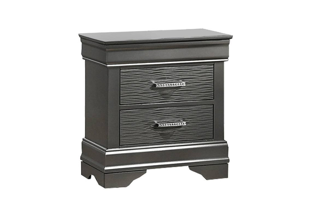 Liihfd Night Stand in Dark Gray image