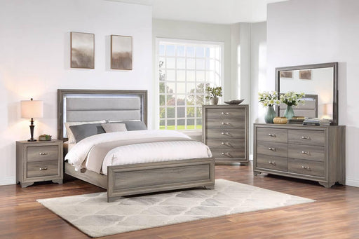 Chuint Queen Bed in Light Brown image