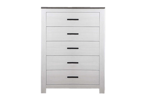 Chuint Chest in Whitewash + Smoking Grey image