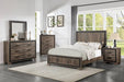 Chuint Queen Bed in Brown Rustic + Rustic Charcoal image