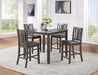 Donluc 5-Pcs Counter Height Dining Set in Grey image