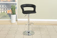 Huifur Adjustable Bar Stool in Black image