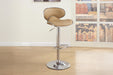 Huifur Adjustable Bar Stool in Light Brown image