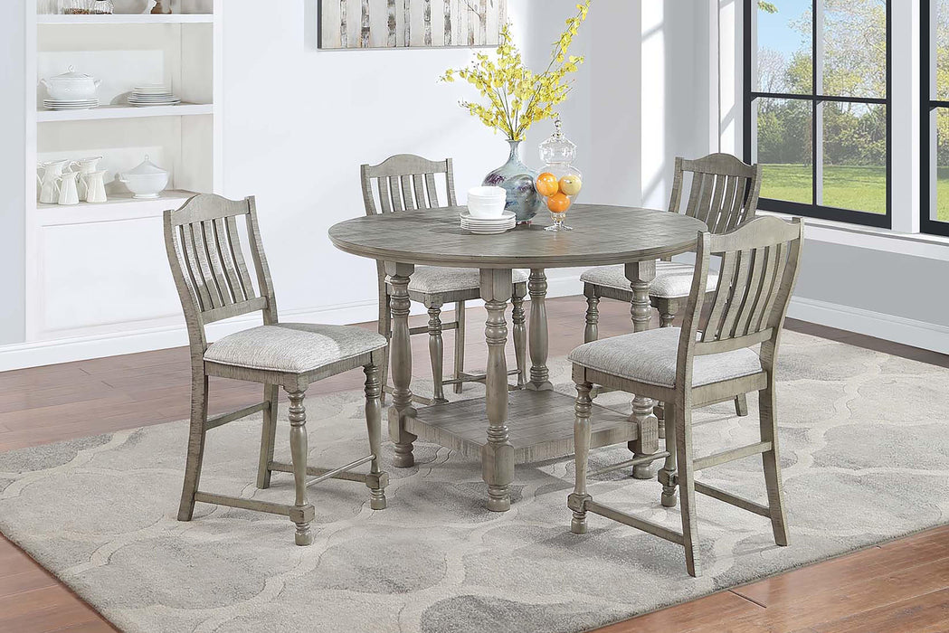 Hhdfur Counter Height Table in Light Grey image