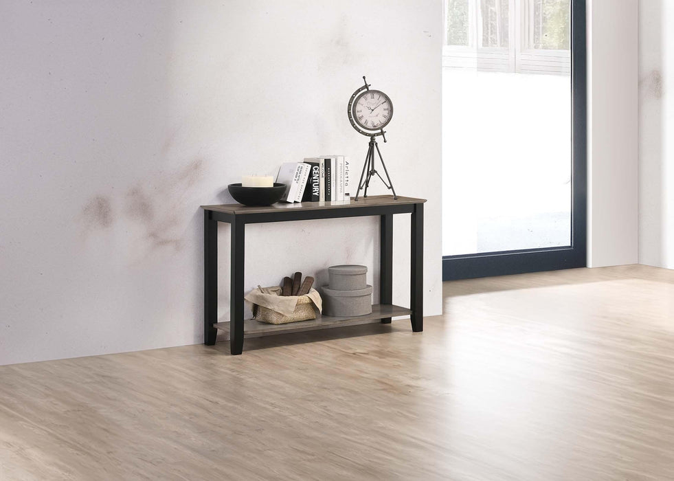 Liihct Console Table in Gray/Black image