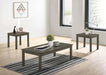 Liihfd 3-Pcs Coffee Table Set in Dark Grey image