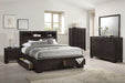 Liihfd Queen Bed/Dark Walnut in Dark Merlot image