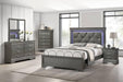 Liihfd Queen Bed in Gray / Dark Gray image