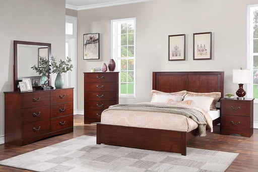 Mcraft Cal-King Bed in Cherry image